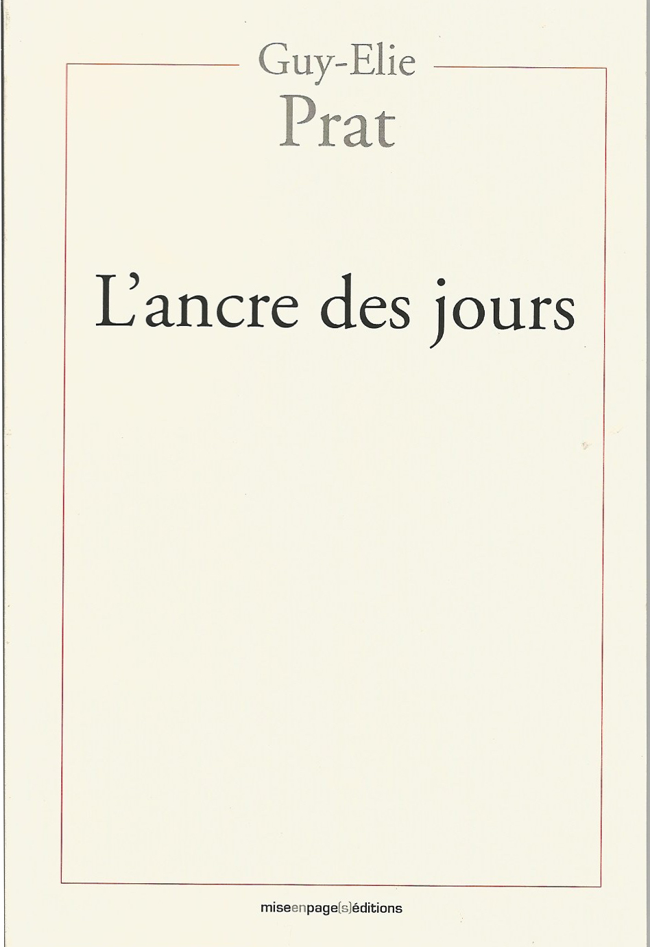 L'ancre des jours