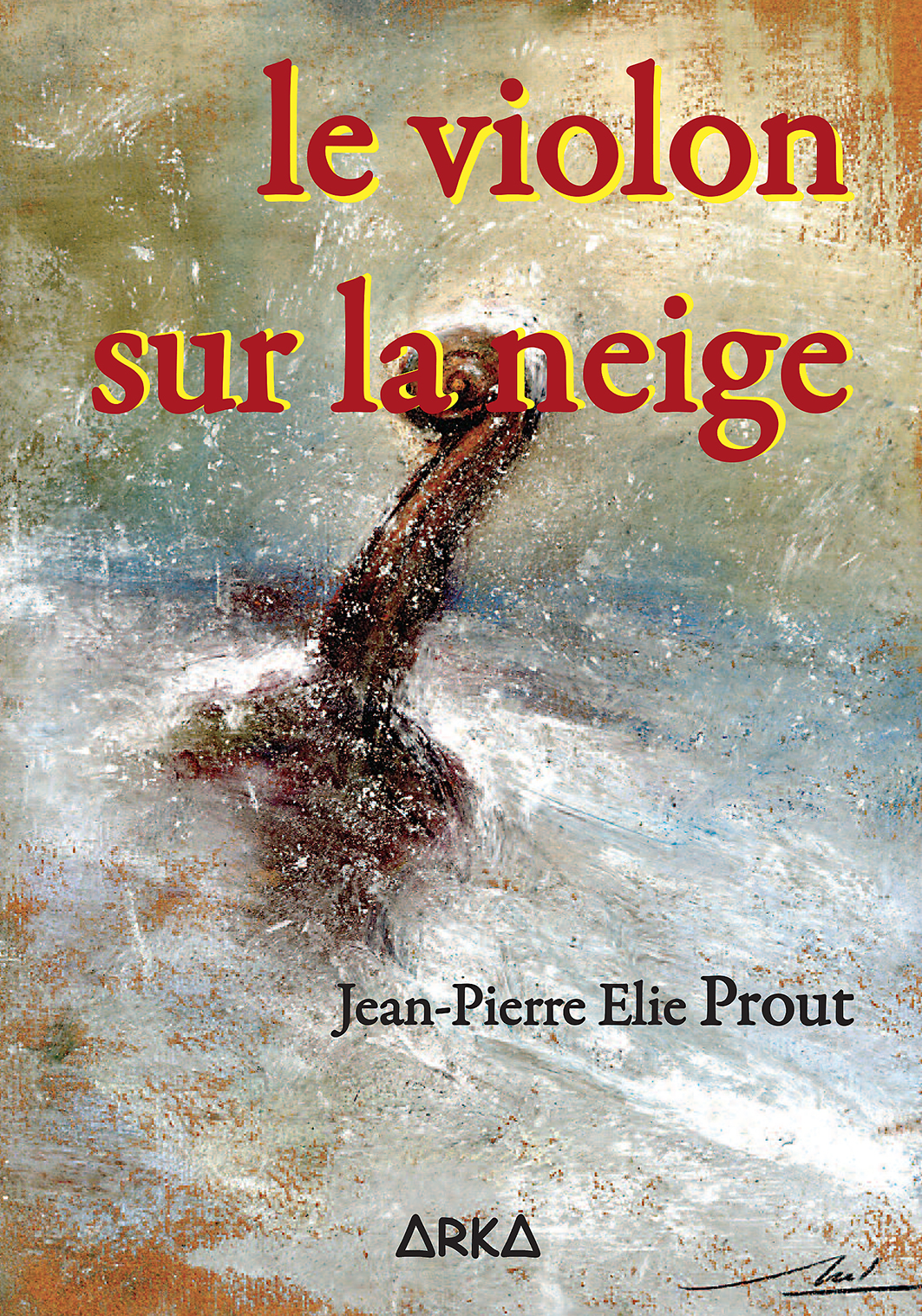 Le violon sur la neige